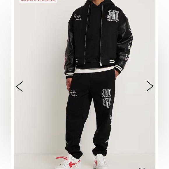 Unknown
Logo embroidered tech varsity jacket - Picture 7 of 9